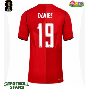 Kanada Alphonso Davies #19 Hemmatröja Kvinnor VM 2026 Kortärmad